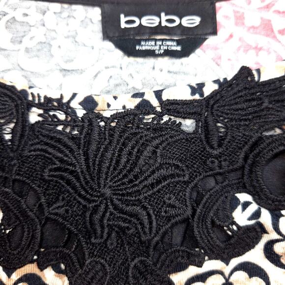 Be Be Small Hi Slits Women's Short Sleeve Maxi BOHO Sun Dress Miss Size 4 6 S - Picture 4 of 8